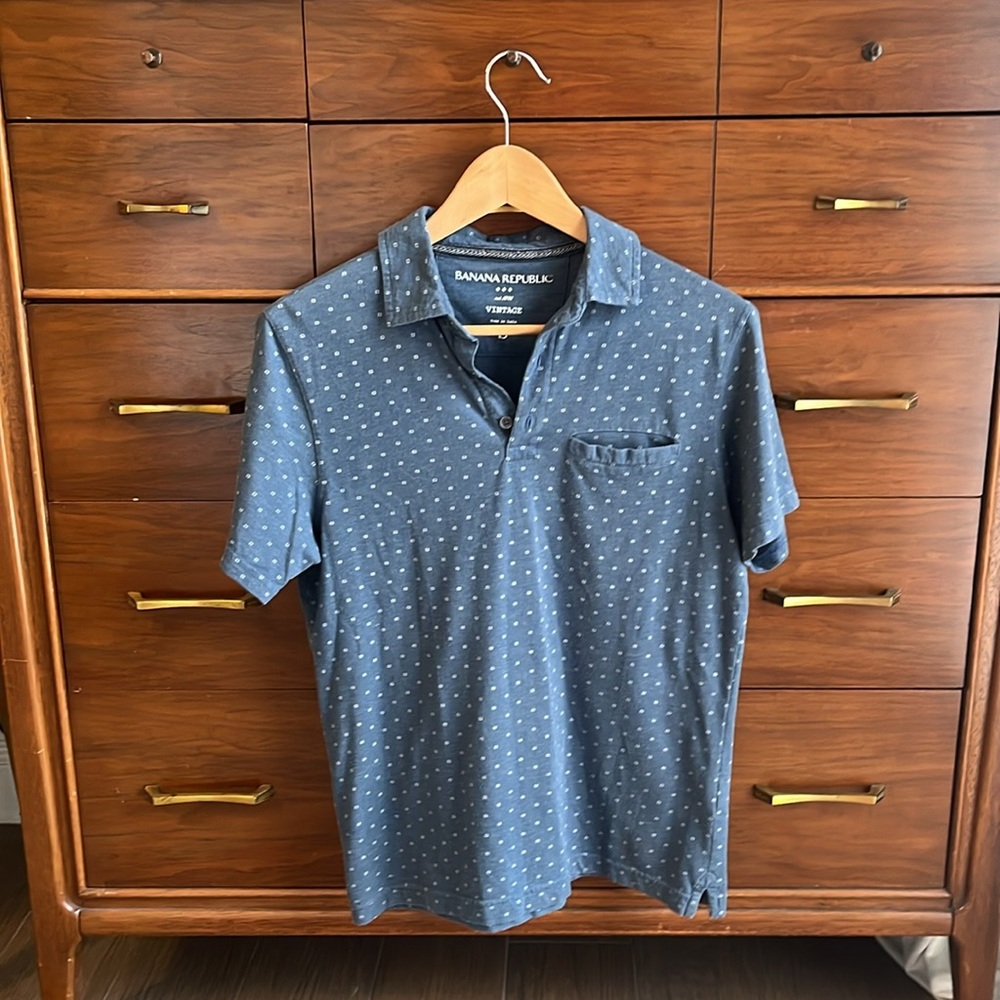 Banana Republic Men's Short Sleeve Polo